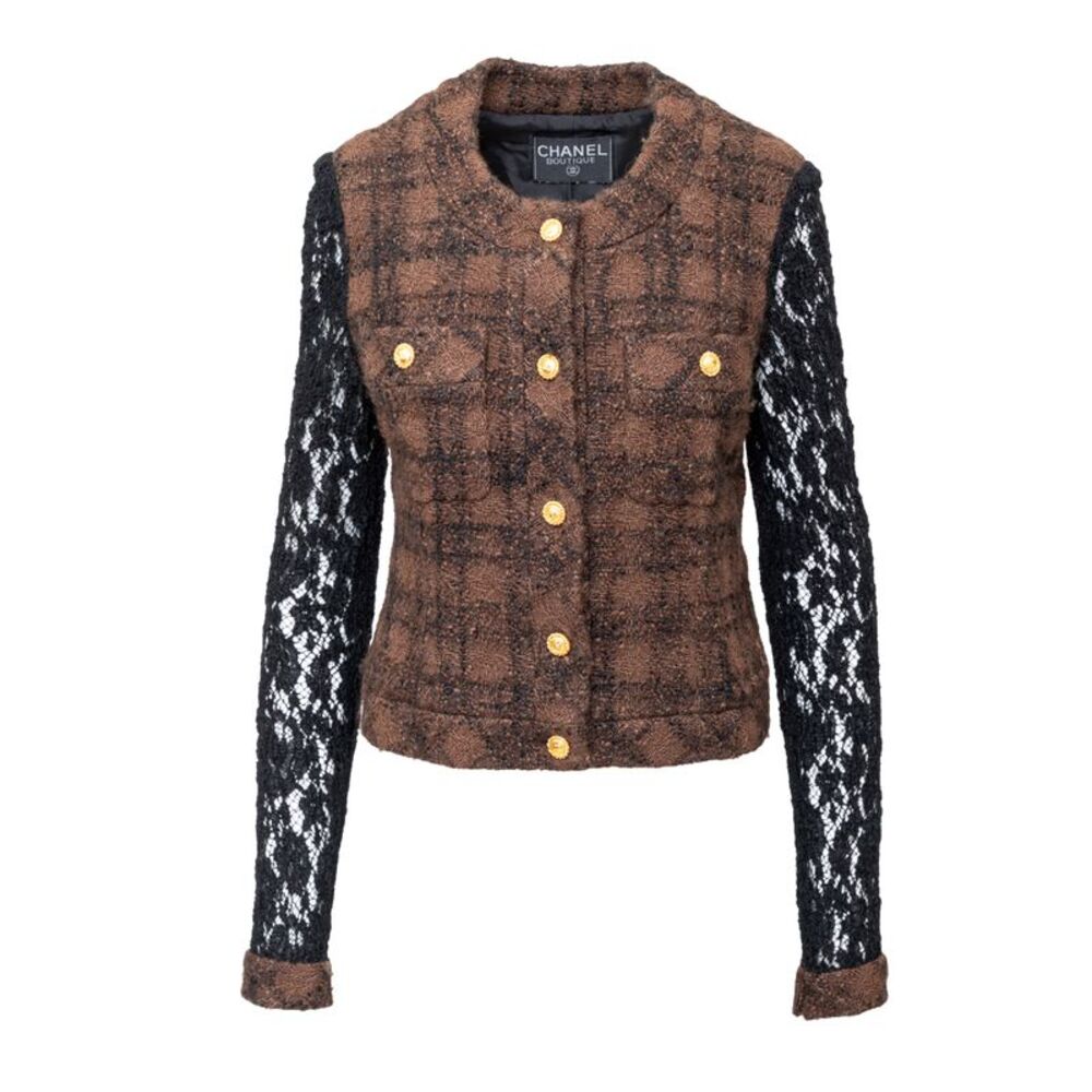Chanel Tweed and Lace Jacket - '90s